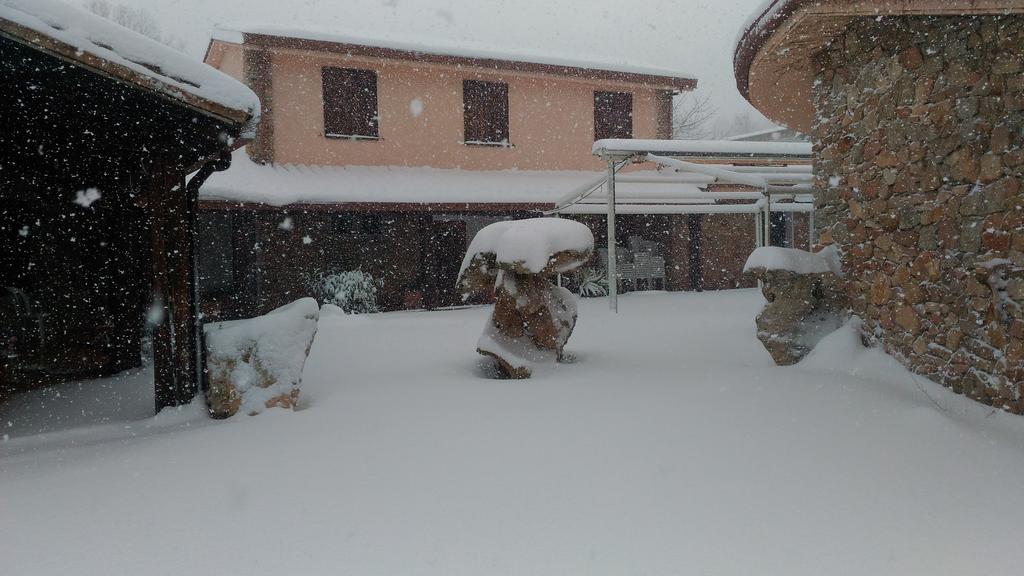 Hotel Il Nido Dell'Aquila Villanova Strisaili Exterior foto